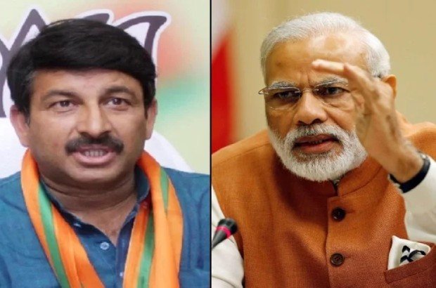 manoj tiwari & pm modi